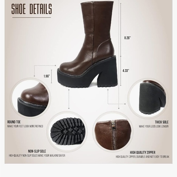 Goiphrri Platform Ankle Boots - Picture 5 of 6